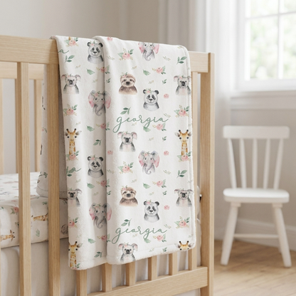 Blanket - Floral Animal