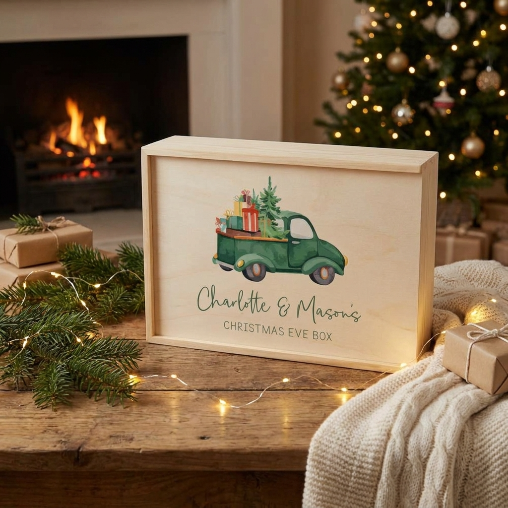 Christmas Box - Vintage Car