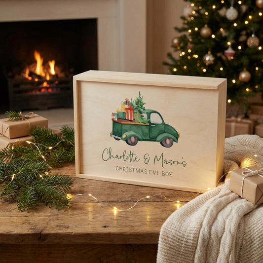 Christmas Box - Vintage Car