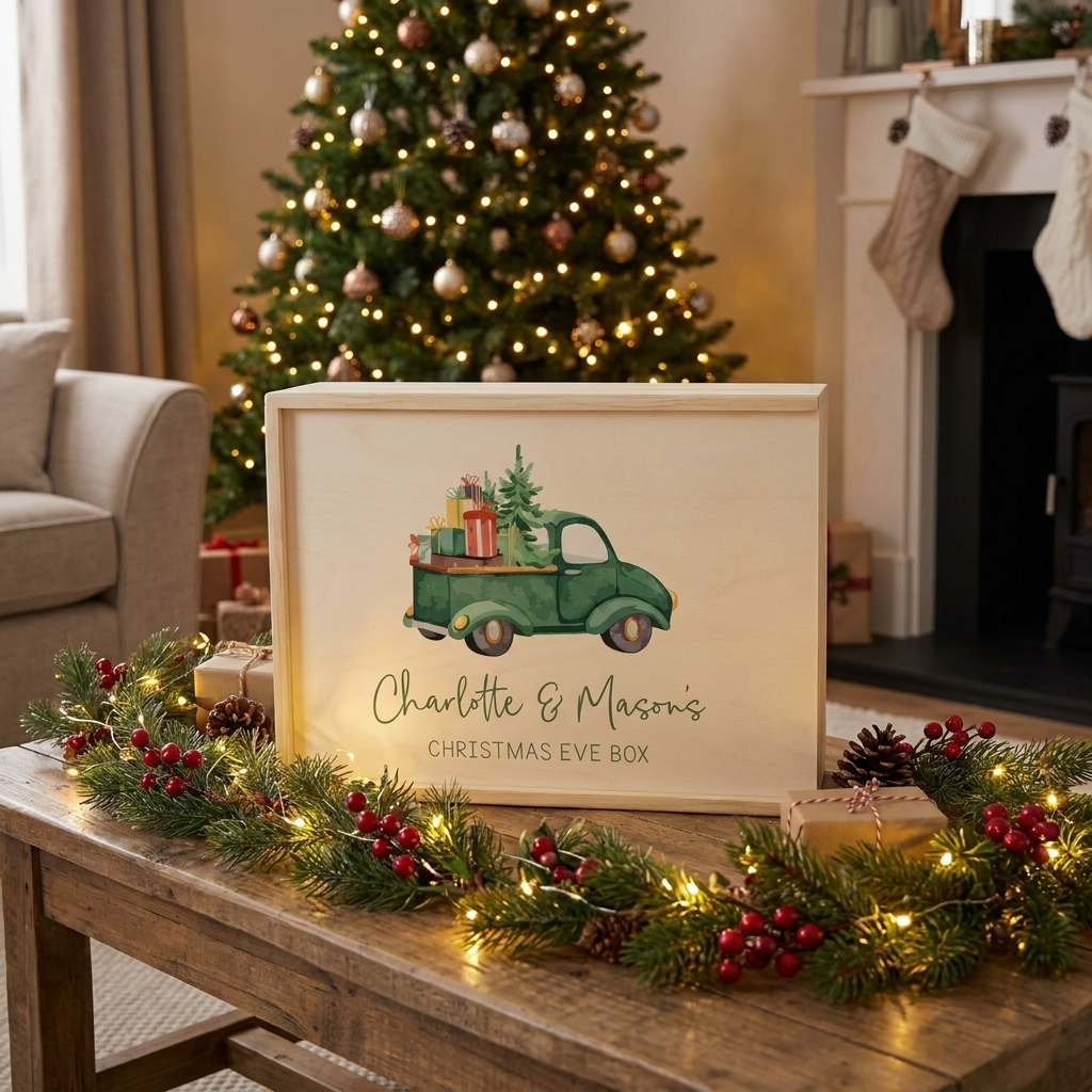 Christmas Box - Vintage Car