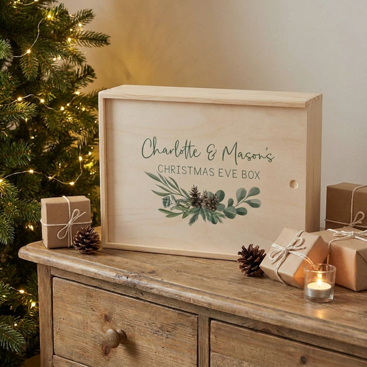 Christmas Box - Green Wreath