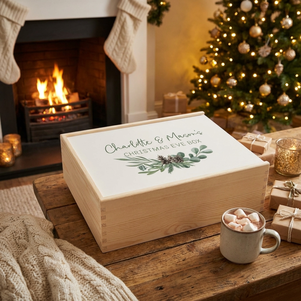 Christmas Box - Green Wreath