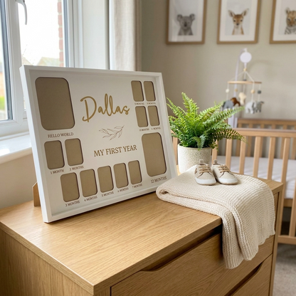 Personalised FIRST YEAR Photo Frame