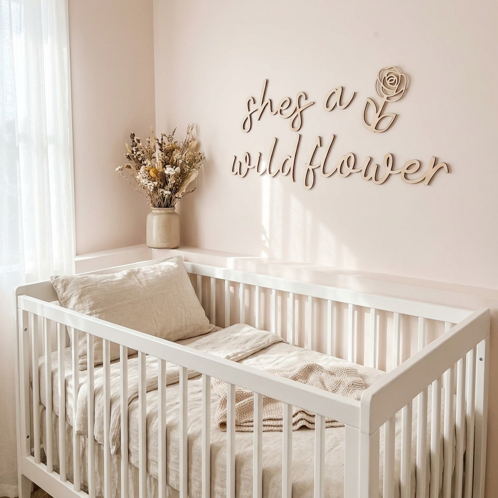 shes a wildflower wall plaque LARGE