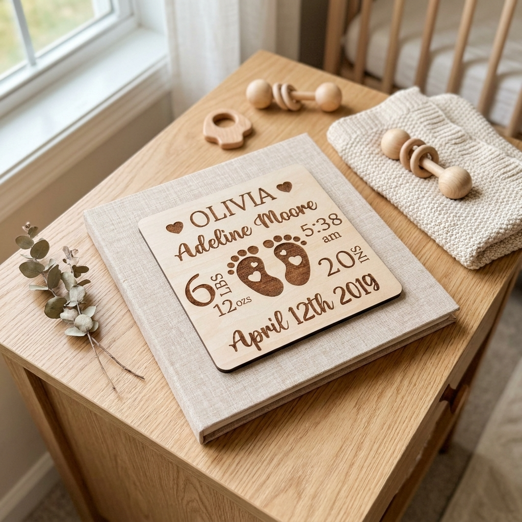 Personalised Baby Photo Album