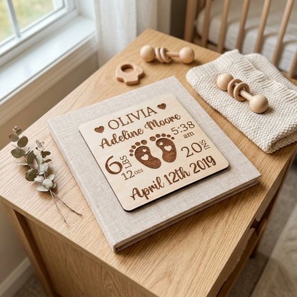 Personalised Baby Photo Album