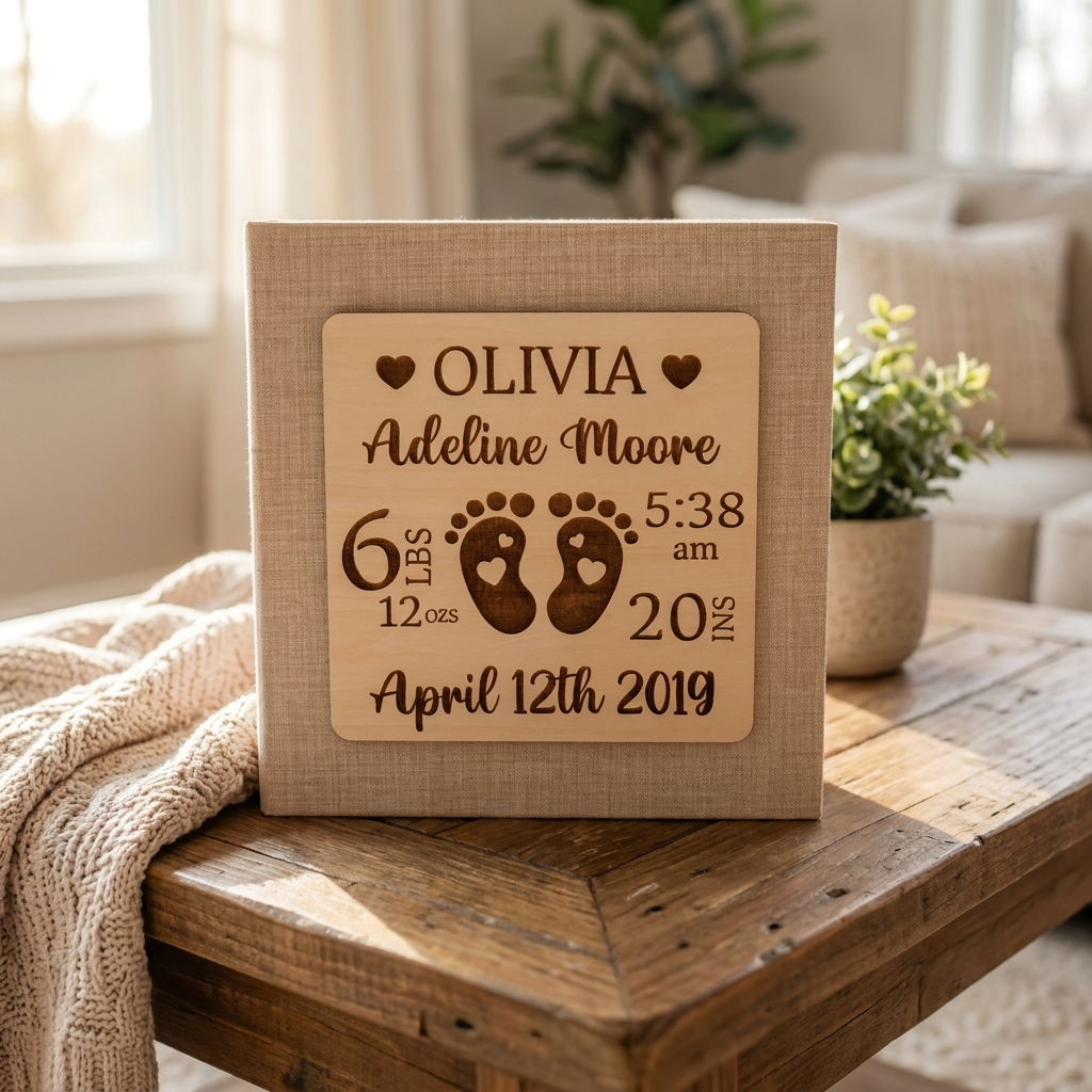 Personalised Baby Photo Album