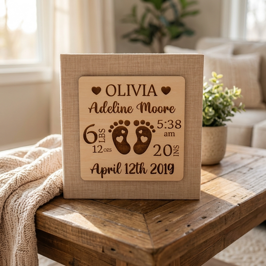 Personalised Baby Photo Album