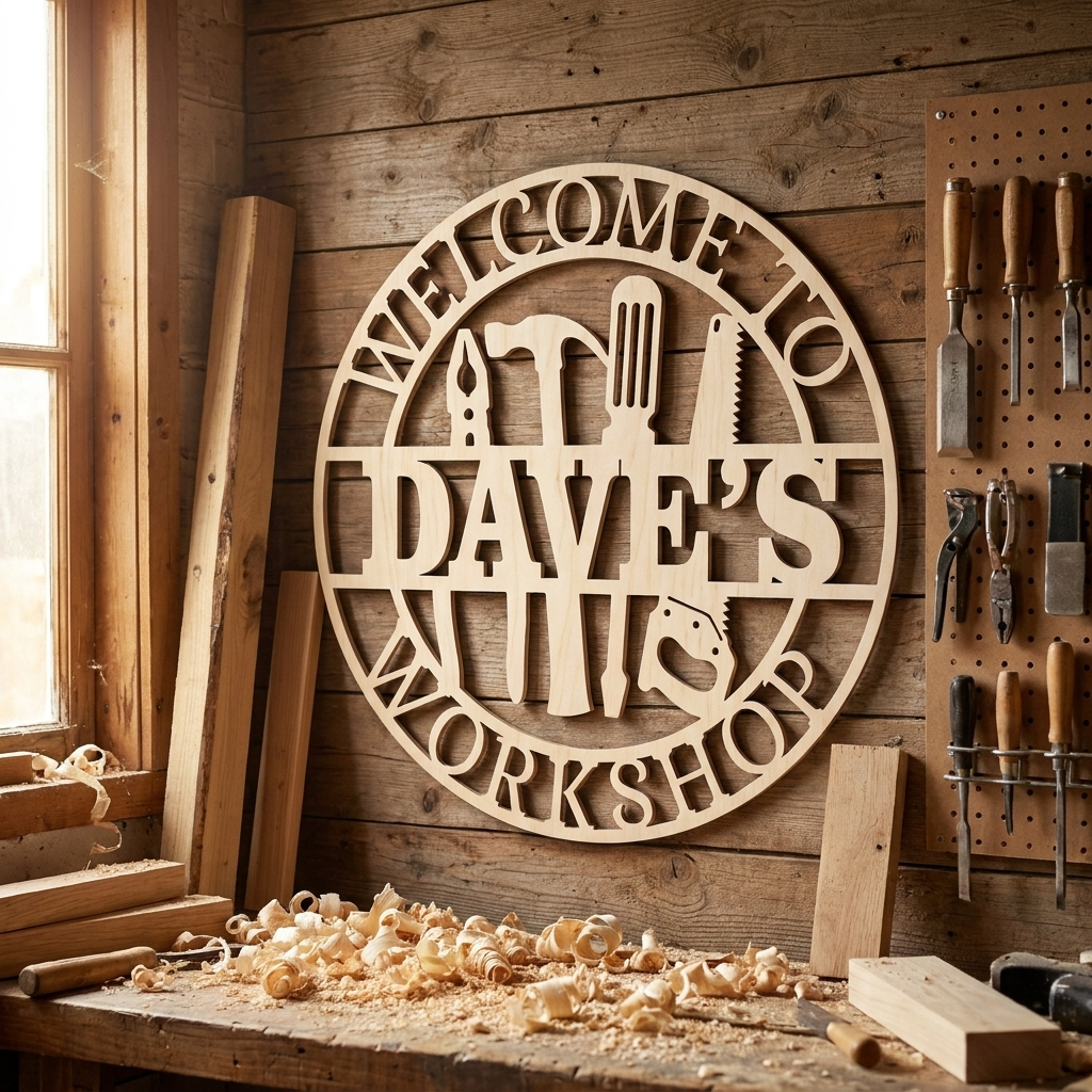 Workshop Name Sign
