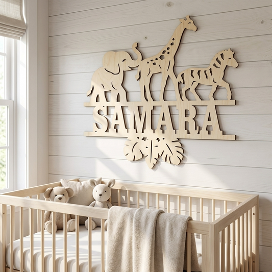 Safari Name Sign
