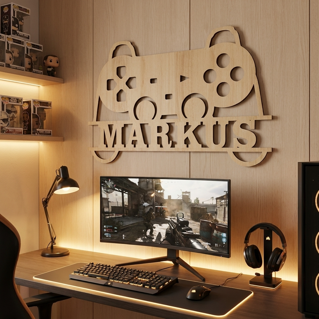 Game Controller Name Sign
