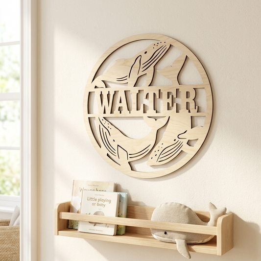 Whales Name Sign