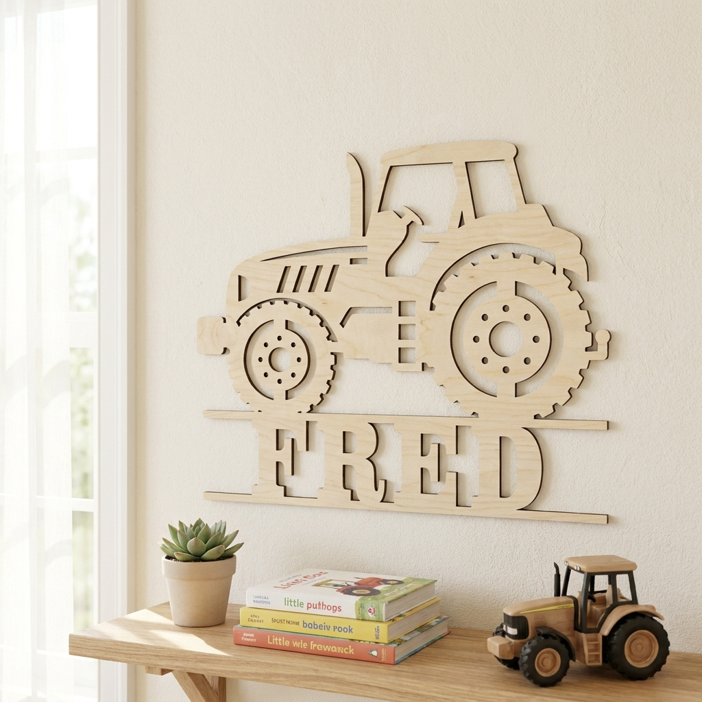 Tractor Name Sign
