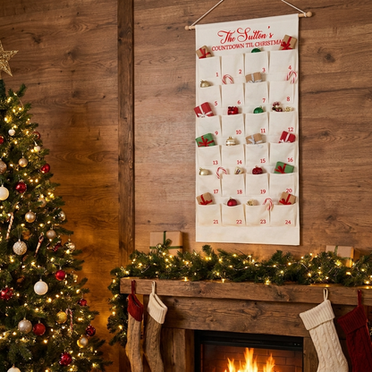 Personalised Large Christmas Advent Calendar - CLASSIC
