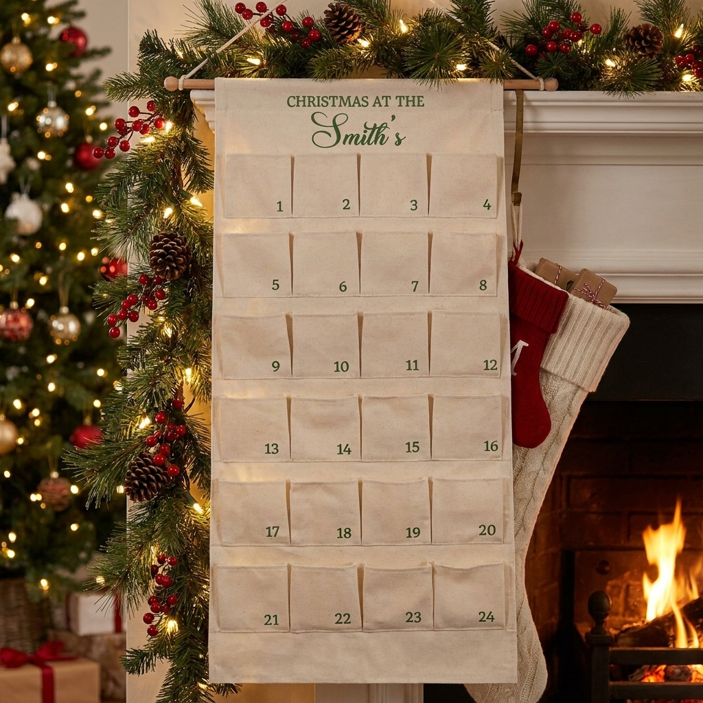 Personalised Large Christmas Advent Calendar - CLASSIC