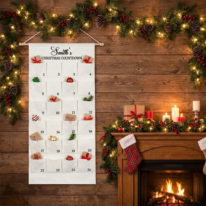 Personalised Large Christmas Advent Calendar - CLASSIC