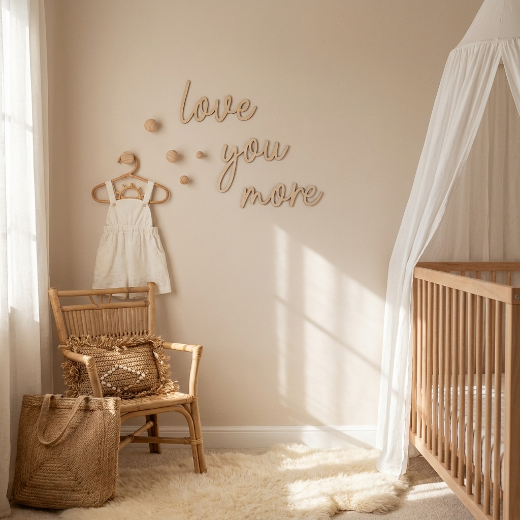 love you more wall plaque
