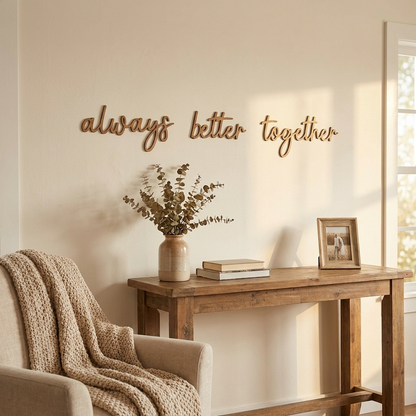 always better together plaque