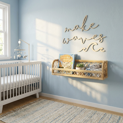 make waves + wave plaque