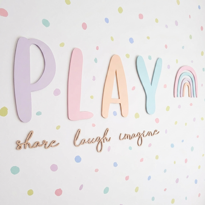 PLAY Sign Plaque