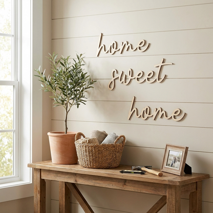home sweet home wall plaque
