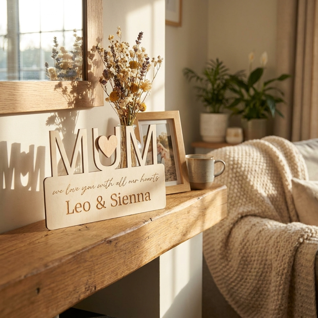 Love Heart MUM Plaque
