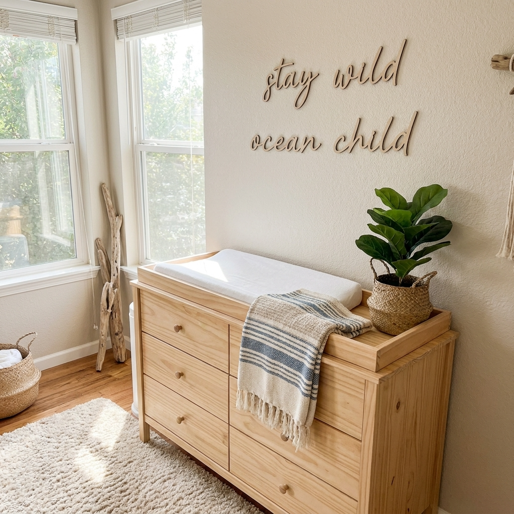 stay wild ocean child wall plaque
