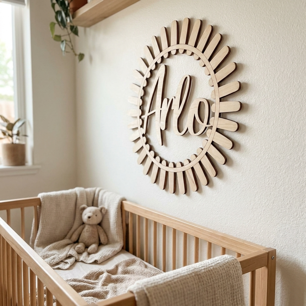 Boho Sun Personalized Sign