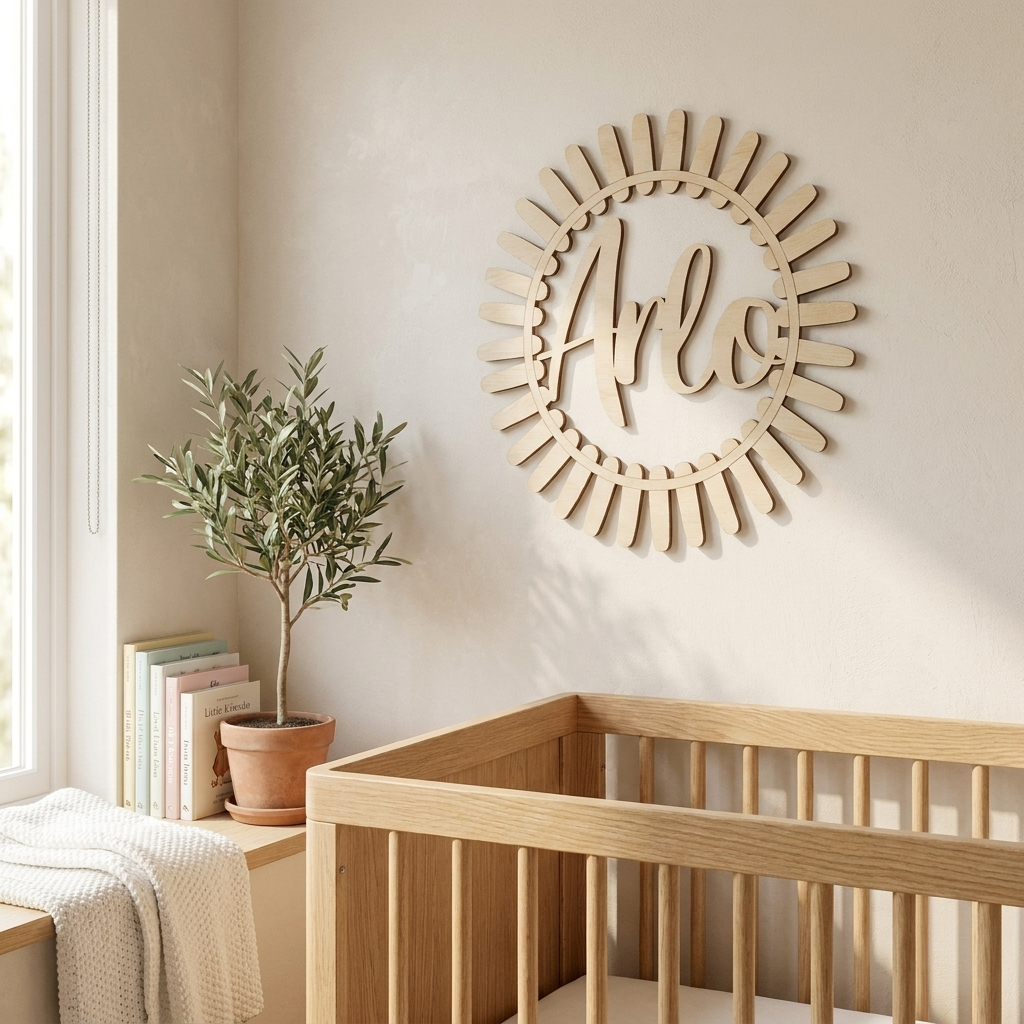 Boho Sun Personalized Sign