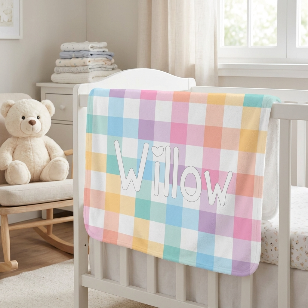 Blanket - Pastel Gingham