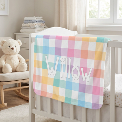 Blanket - Pastel Gingham