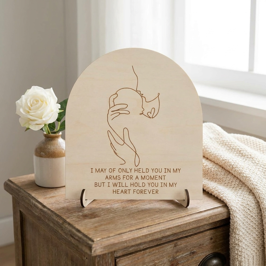 Memorial Sign - Held you for a moment