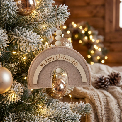 Boho Rainbow Ornament