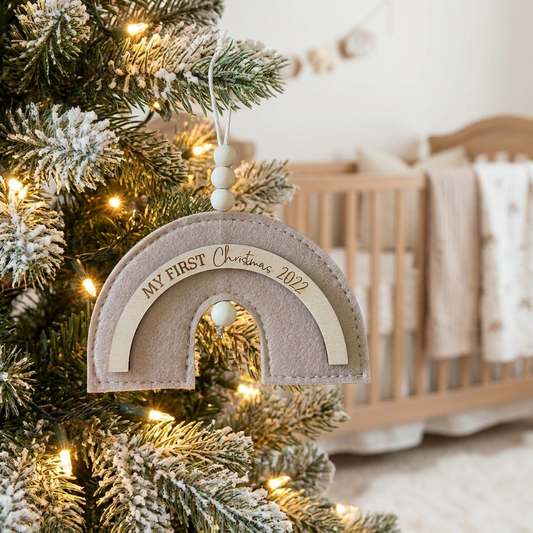 Boho Rainbow Ornament