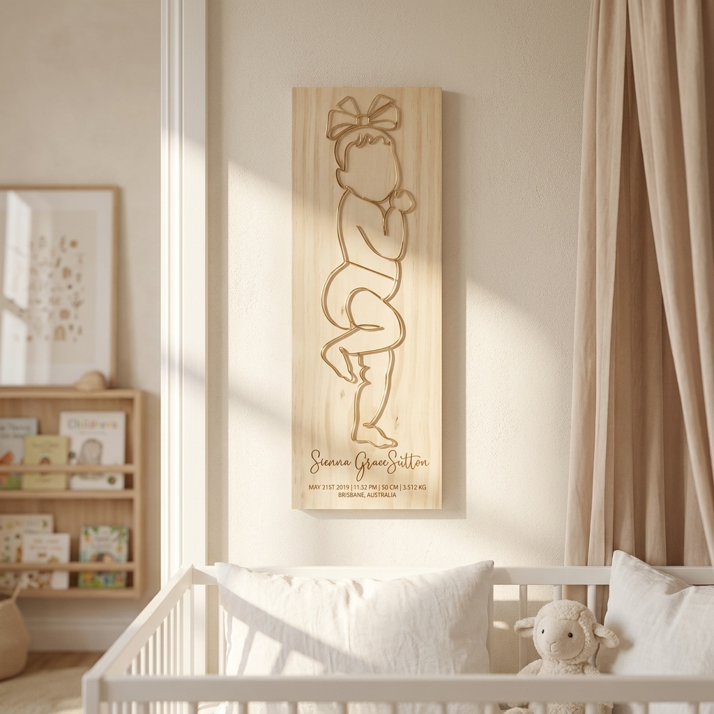 Personalised Birth Plaque