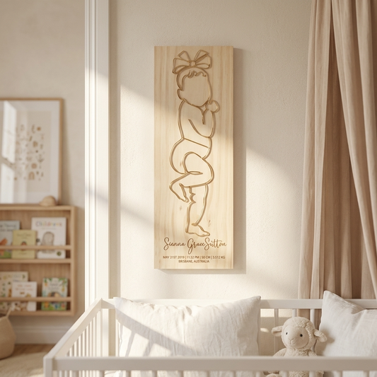 Personalised Birth Plaque