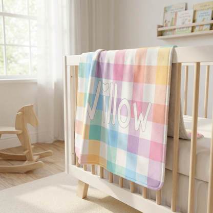 Blanket - Pastel Gingham