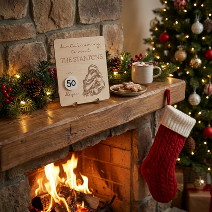 Vintage Santa Countdown