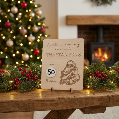 Vintage Santa Countdown