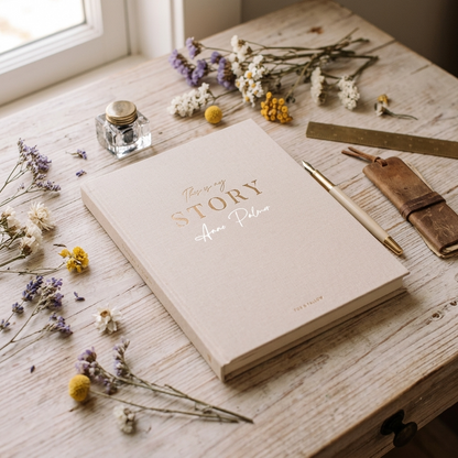 This Is My Story Memoir Journal Cream