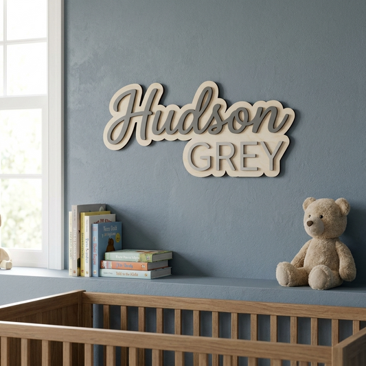Double Name Wall Plaques