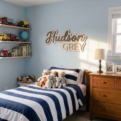 Double Name Wall Plaques