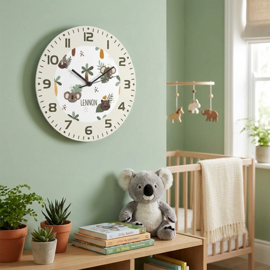 Personalised Clock - Jungle