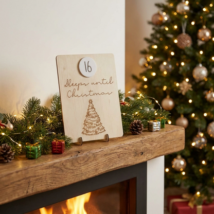 Vintage Christmas Tree Countdown