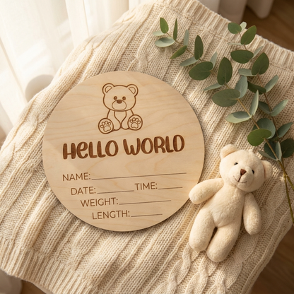 hello world teddy bear