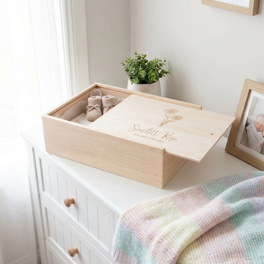 Keepsake Box - Birth Flower