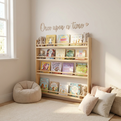 Once upon a time + heart wall plaque