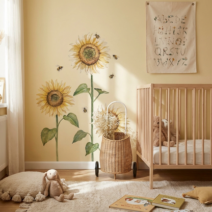 Floral Alphabet Canvas Wall Hang