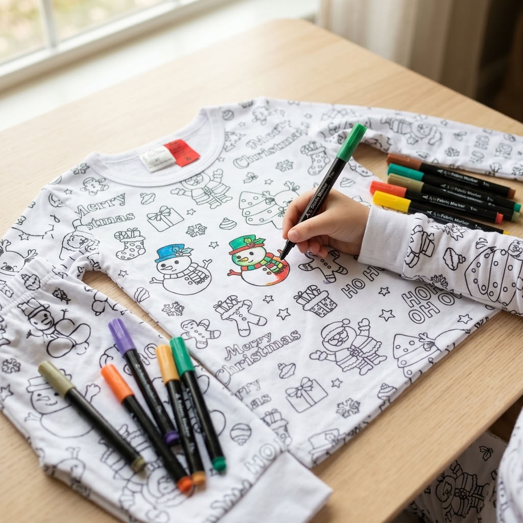 Christmas Drawing Pajamas