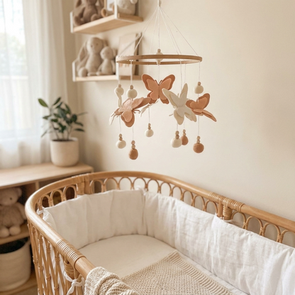 Butterfly Nursery Mobile - PRE ORDER SHIP MID NOV 2026
